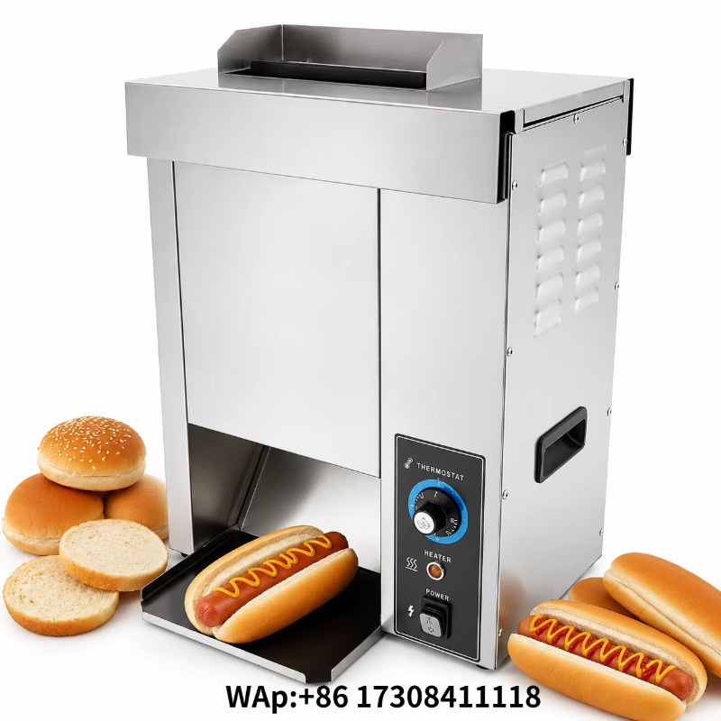 Toaster - เครื่องปิ้งขนมปังสเตนเลสสตีล ทำความสะอาดง่าย ใช้ไฟฟ้า สำหรับร้านอาหารและครัว