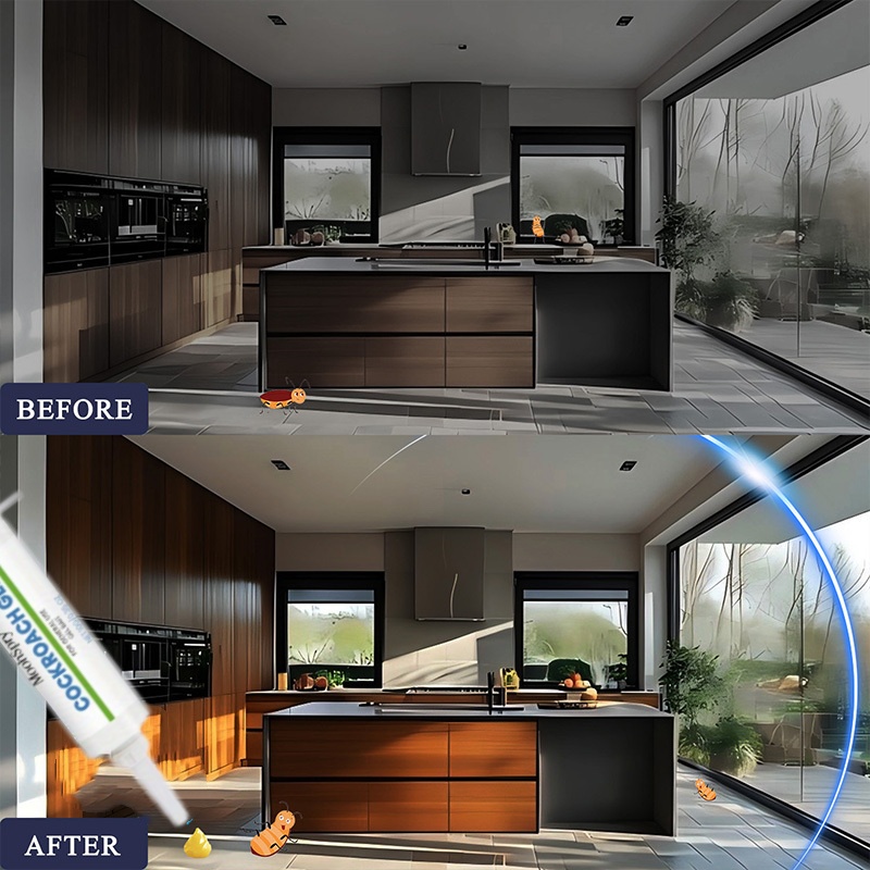 เจลล่อแมลงสาบ 4 หลอด, อุปกรณ์เ - Kitchen Appliances Cabinet บทวิจารณ์และราคา