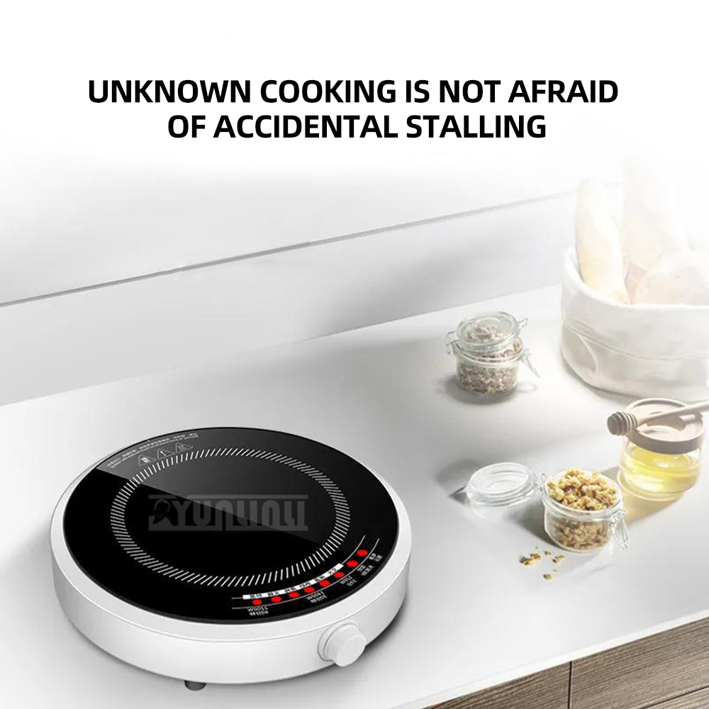 รอบสมาร์ทหม้อหุงข้าวในครัวเรือ - Induction Cooktop Portable บทวิจารณ์และราคา