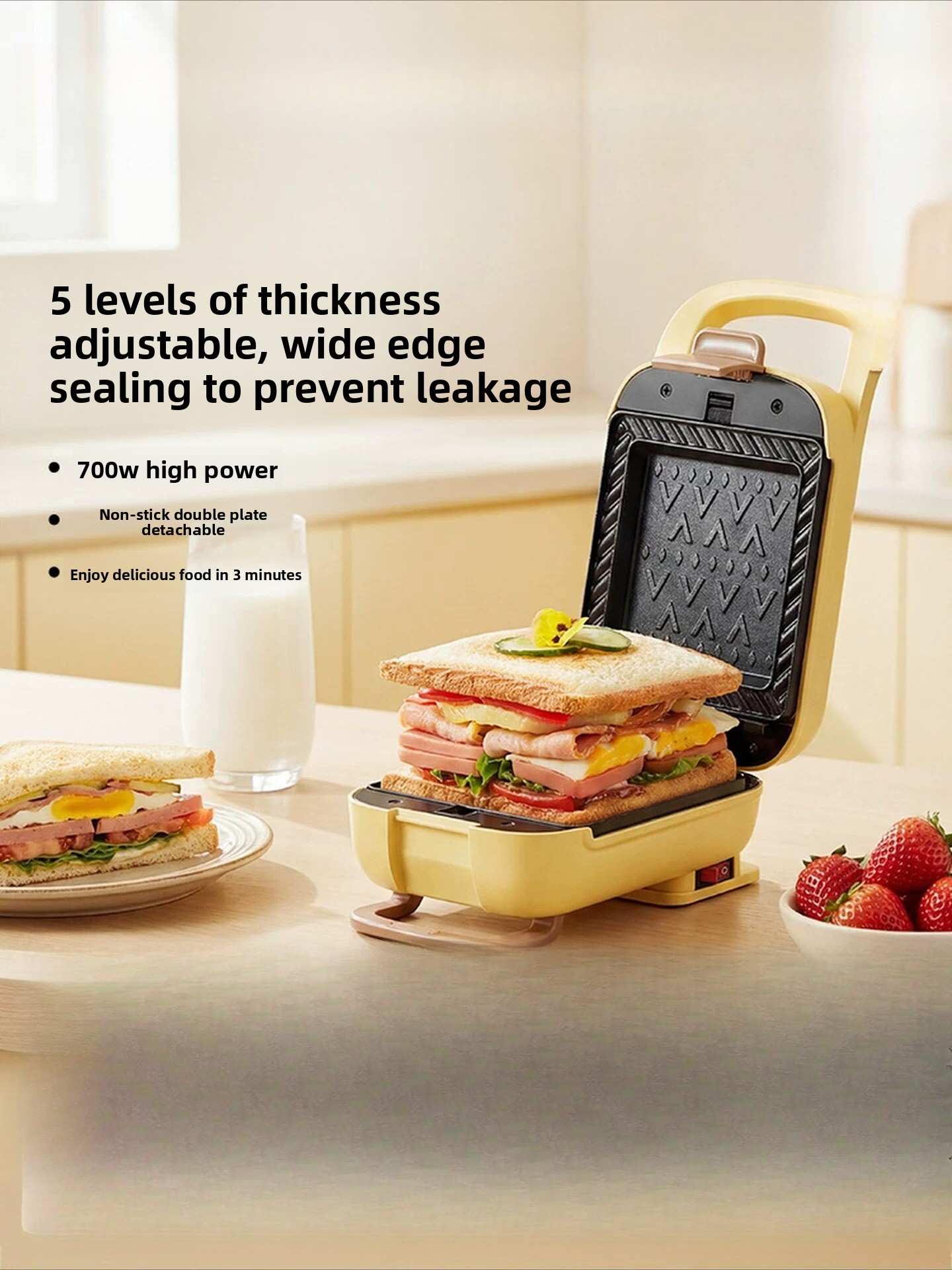 เครื่องทำแซนวิชแบบกดร้อนสำหรับ - Toaster บทวิจารณ์และราคา