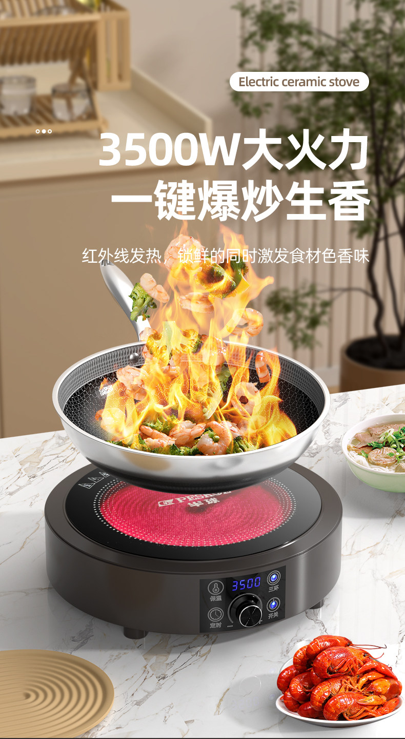 เตาเซรามิกแบบโซนเดียว เตาเซราม - Induction Cooktop Portable บทวิจารณ์และราคา