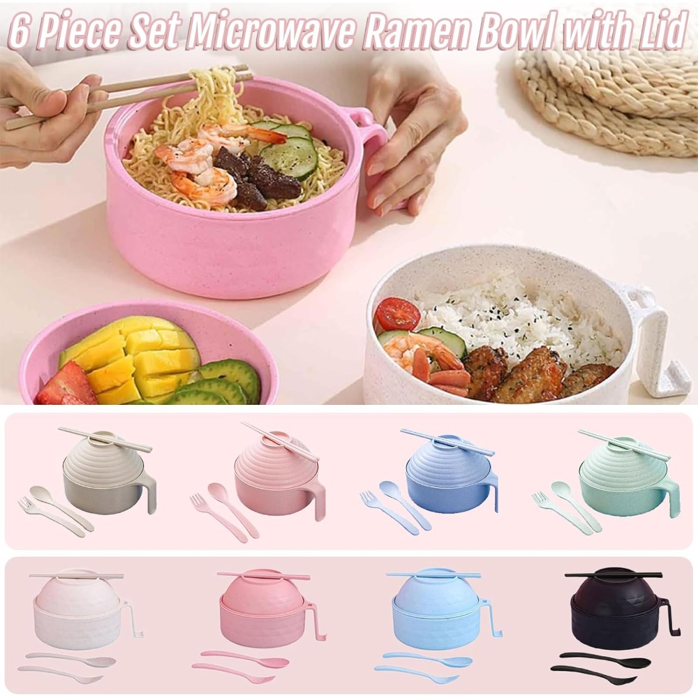ชุดชามราเม็งสำหรับไมโครเวฟ 6 ช - Rice Cooker บทวิจารณ์และราคา