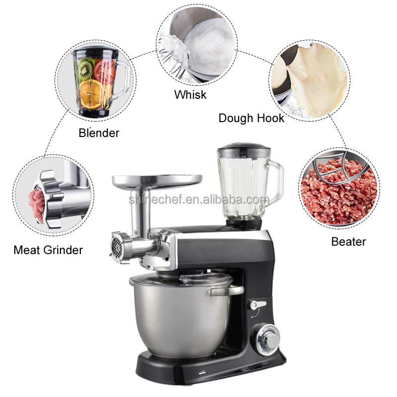 เครื่องผสมแป้งไฟฟ้า 7.5 ลิตร 8 - Stand Mixer บทวิจารณ์และราคา