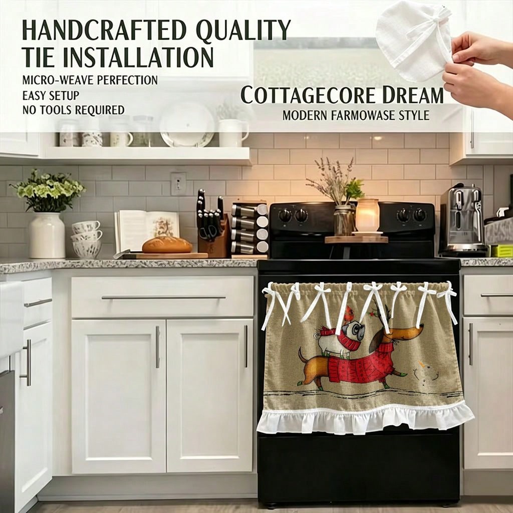 ผ้าคลุมเตาในครัว 1 ชิ้น, ผ้าม่ - Kitchen Appliances Cabinet บทวิจารณ์และราคา