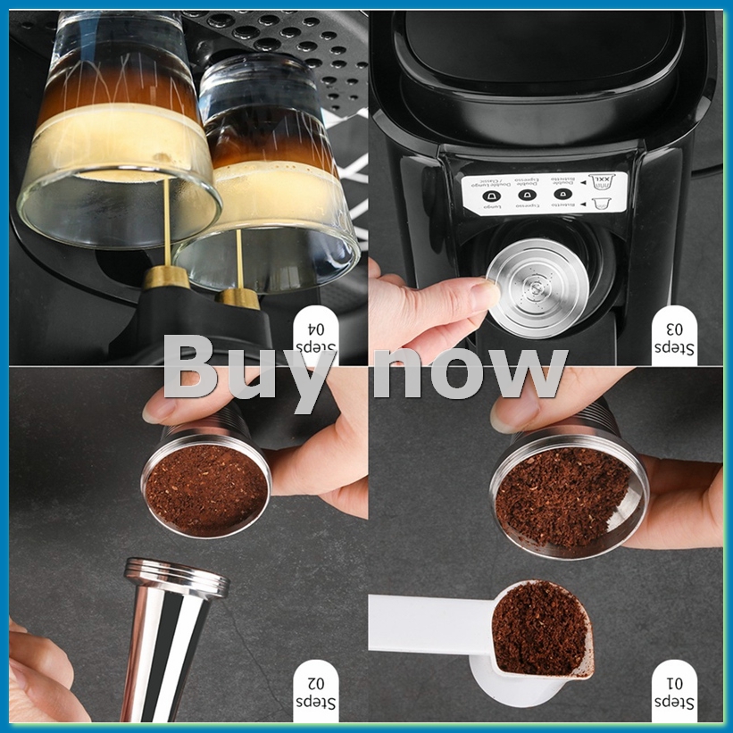 แคปซูลกาแฟแบบรีฟิลแบบใช้ซ้ำได้ - Coffee Maker บทวิจารณ์และราคา