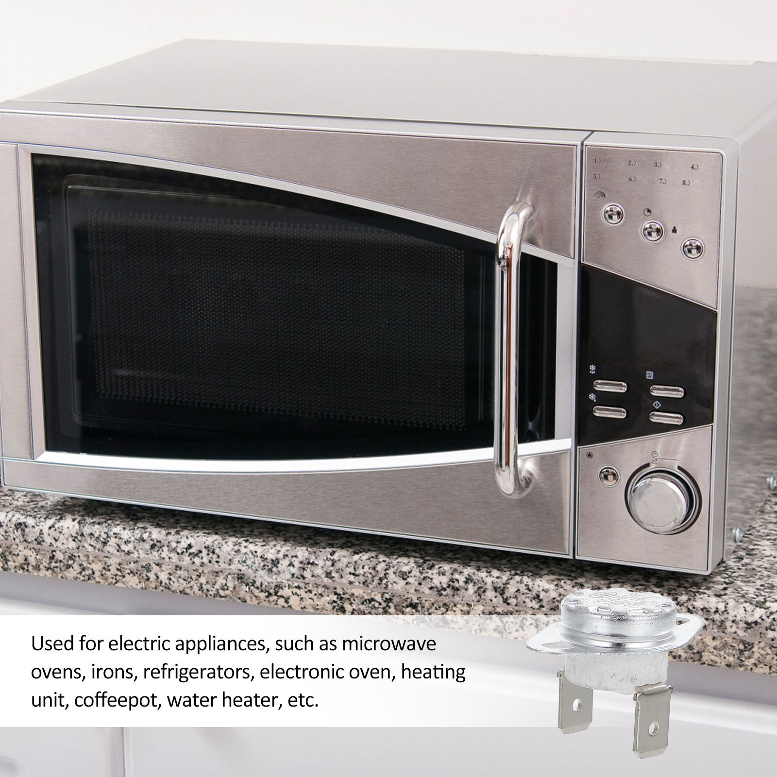 4 ชิ้น สวิตช์ควบคุมอุณหภูมิ Ks - Microwave Oven บทวิจารณ์และราคา