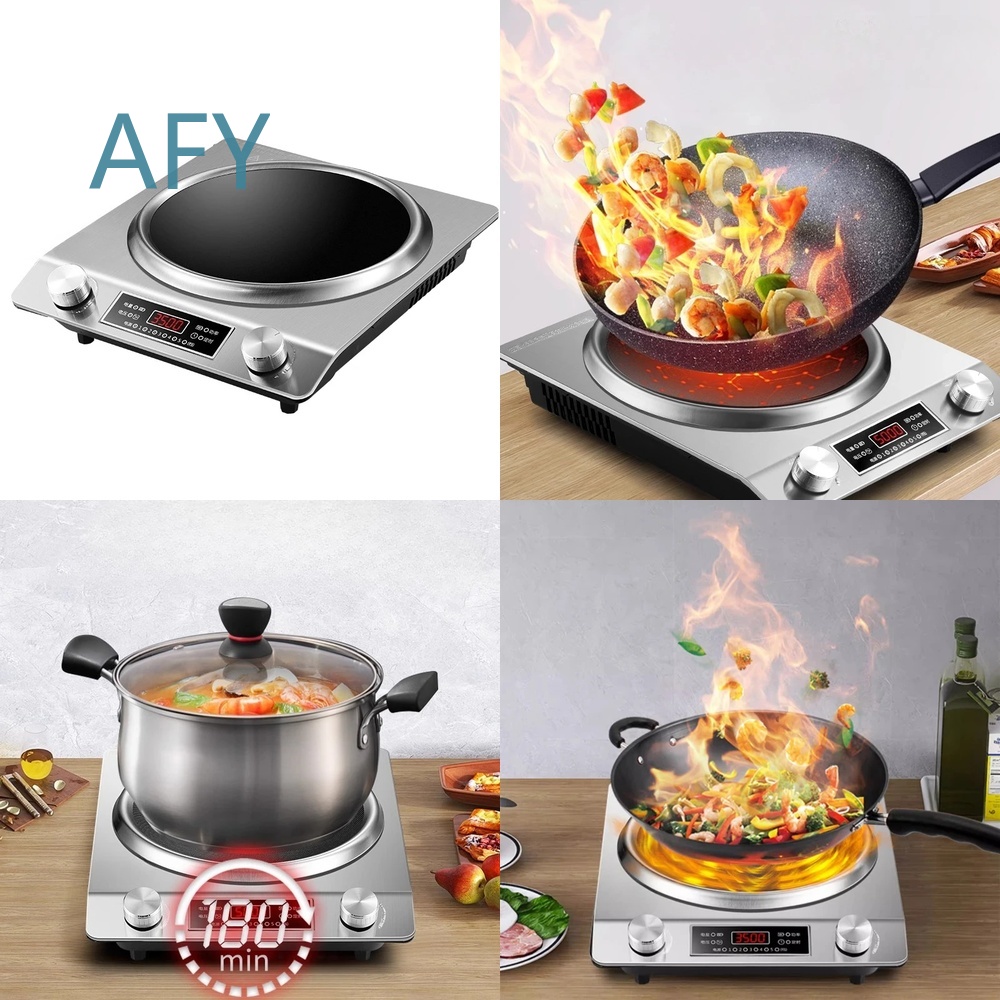 เตาแม่เหล็กไฟฟ้าแบบเว้า 220V ส - Induction Cooktop Portable บทวิจารณ์และราคา