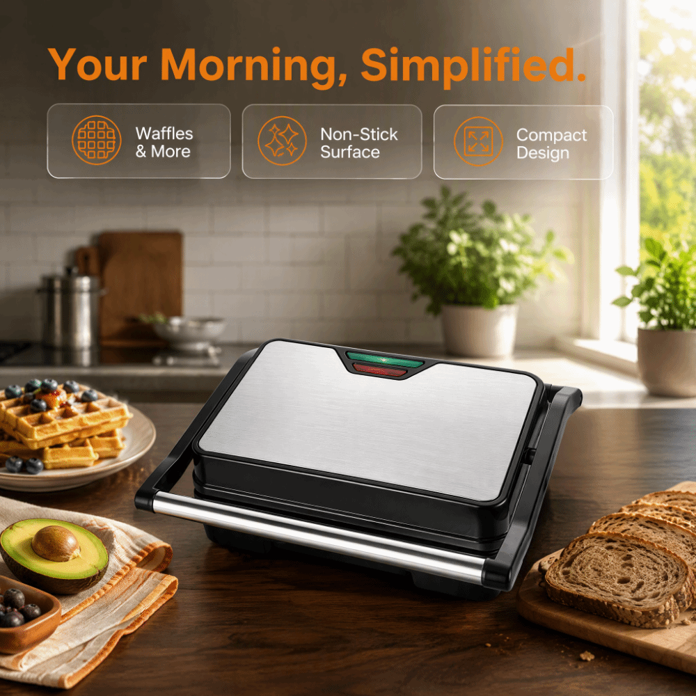 เครื่องปิ้งแซนด์วิชแบบไม่ติดกร - Toaster บทวิจารณ์และราคา