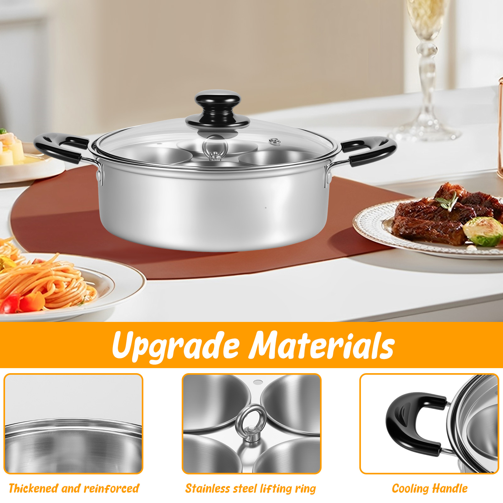 ไข่ Poacher สแตนเลสสตีลไข่ Mak - Induction Cooktop Portable บทวิจารณ์และราคา