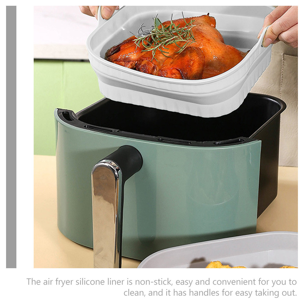 แผ่นรองอบซิลิโคนแบบใช้ซ้ำได้ ไ - Air Fryer บทวิจารณ์และราคา