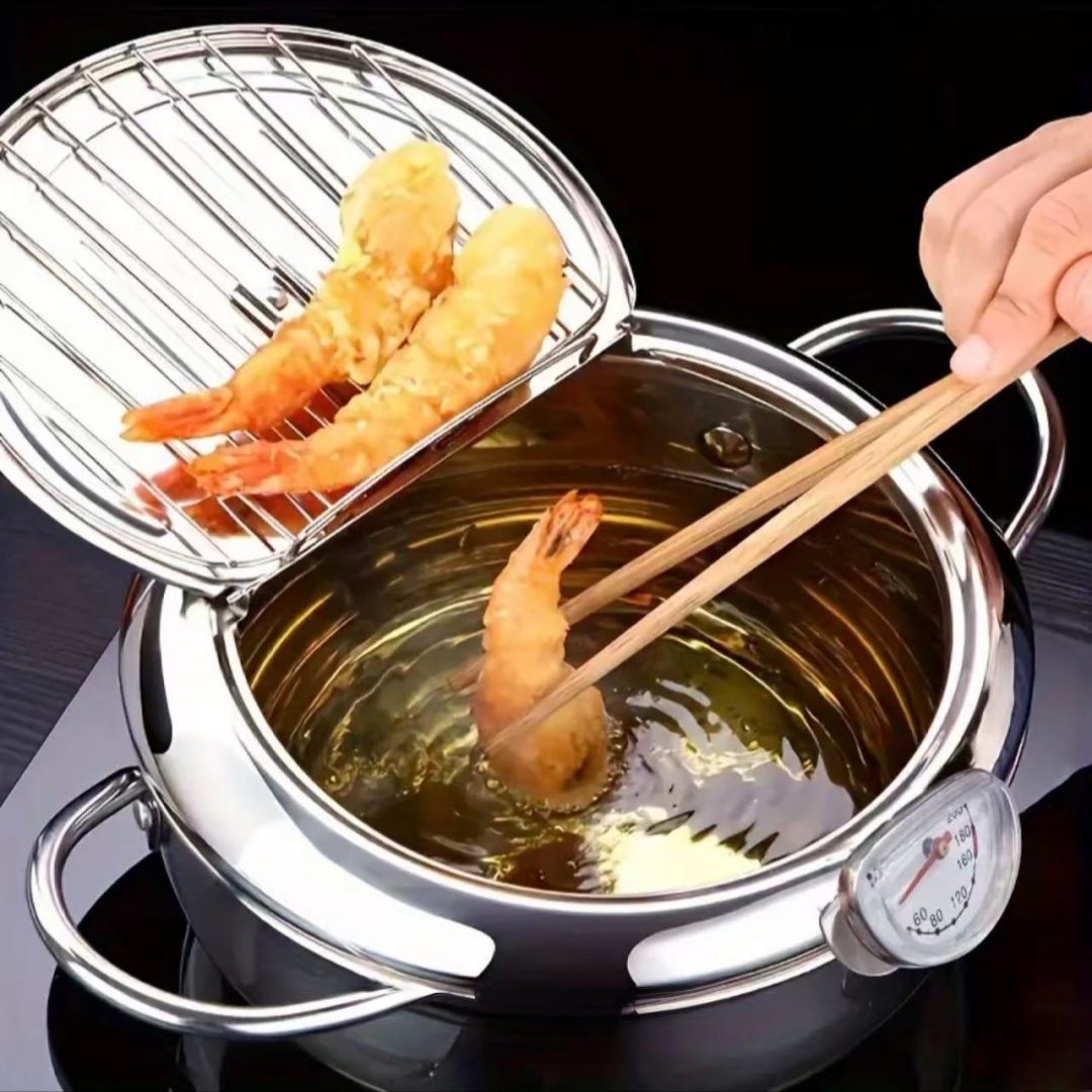 กระทะสแตนเลสพร้อมฝาปิด ควบคุมอ - Induction Cooker บทวิจารณ์และราคา