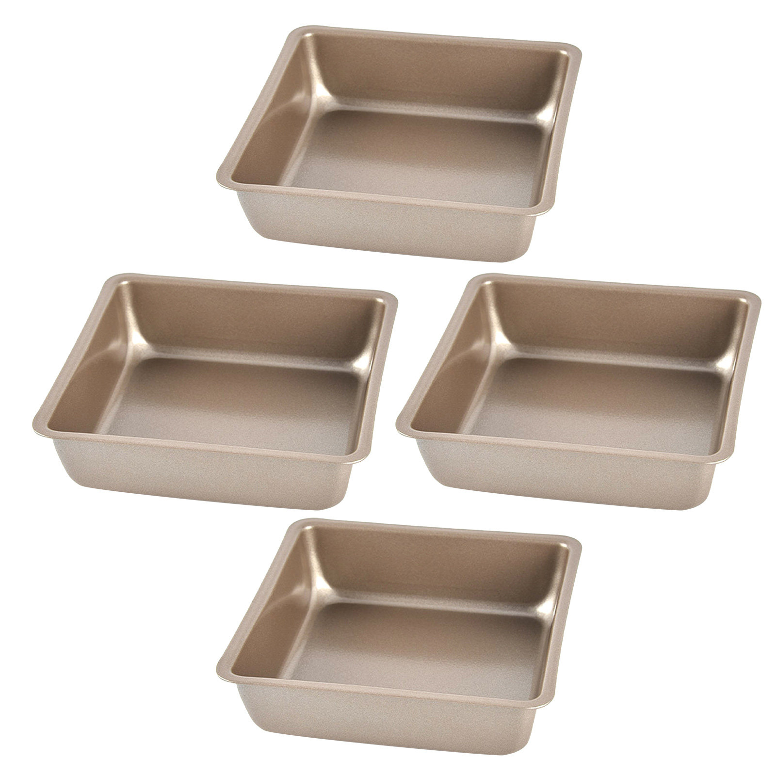 4 ชิ้น ถาดอบสี่เหลี่ยม 4 นิ้ว  - Toaster บทวิจารณ์และราคา